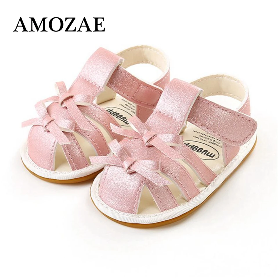 

Cute Summer Baby Girl Sandals PU Leather Fashion Newborn Toddler Girls Sandals Princess Non-Slip Infant Baby Girl Shoes