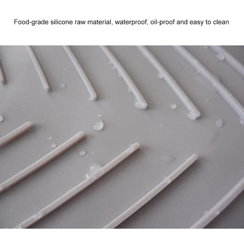 

Silicone Dishes Drying Mat Pads for Kitchen Non Slip Multipurpose Heat Resistant Countertop Protection Pad Household Mat Pads