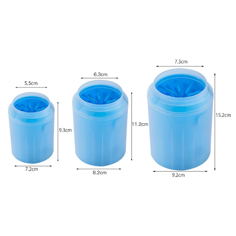 

Dog Paw Cleaner Cup Soft Silicone Combs Pet Foot Washer Cup Paw Clean Brush Quickly Wash Tool Dirty Cat Foot Cleaning Bucket