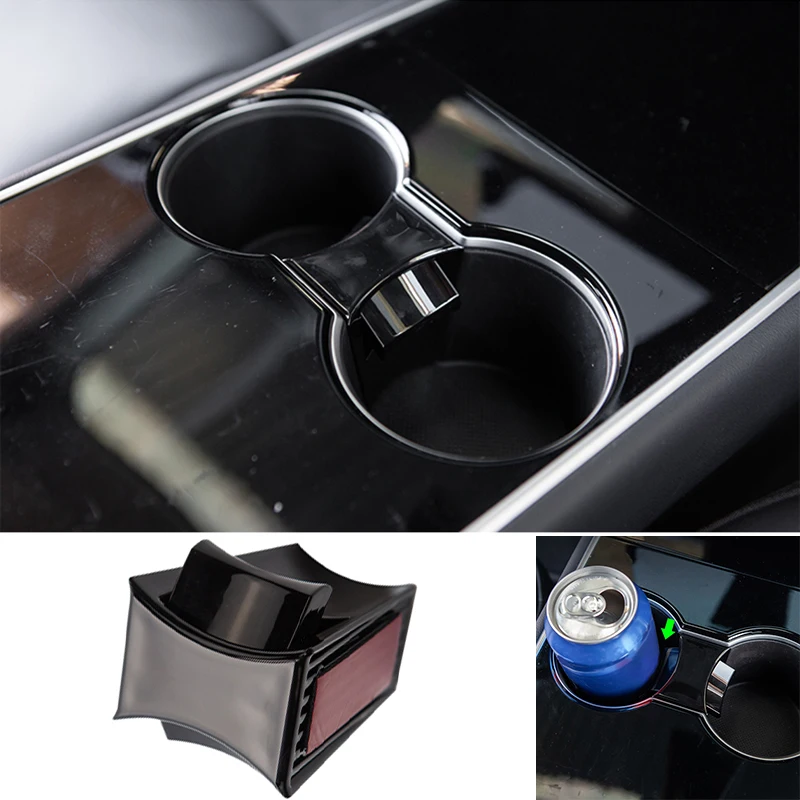 Автомобильный зажим ограничитель для чашки воды ABS Tesla Model 3 2017 2019 автомобильный