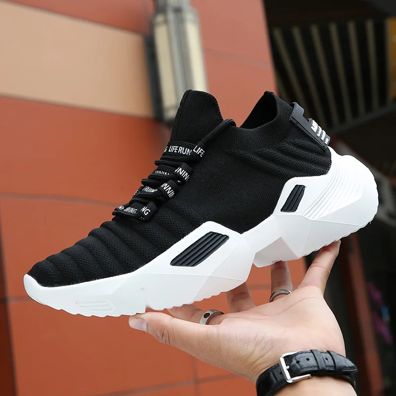 2019 New Brand Running Shoes For Men High quality White Sneakers Light Breathable Sport Outdoor Walking Zapatillas Hombre |