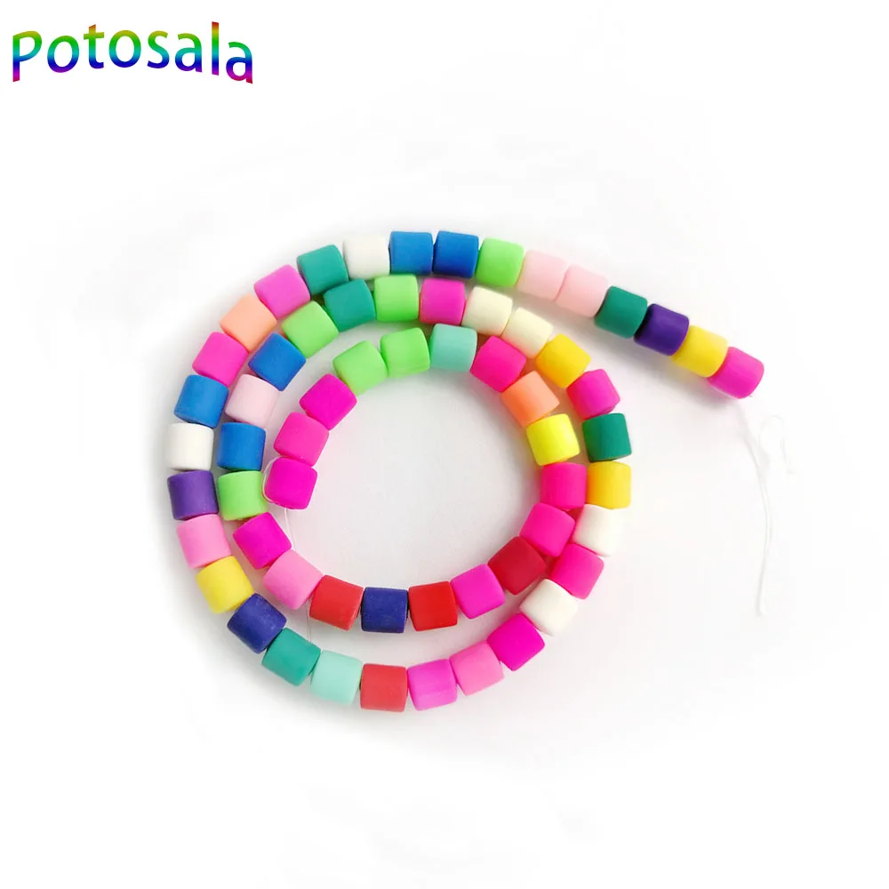 

Potosala 10mm Polymer Clay Beads Fruits Heart Flower Beads For Bracelet Necklace Accessories Making DIY Jewelry Findings 40Pcs
