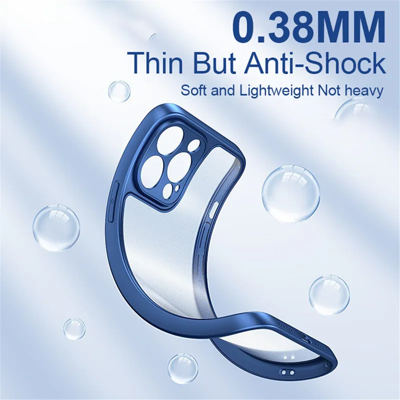 luxury transparent shockproof silicone phone case for iphone 13 12 11 pro xr x xs max mini soft thin bumper clear cover free global shipping