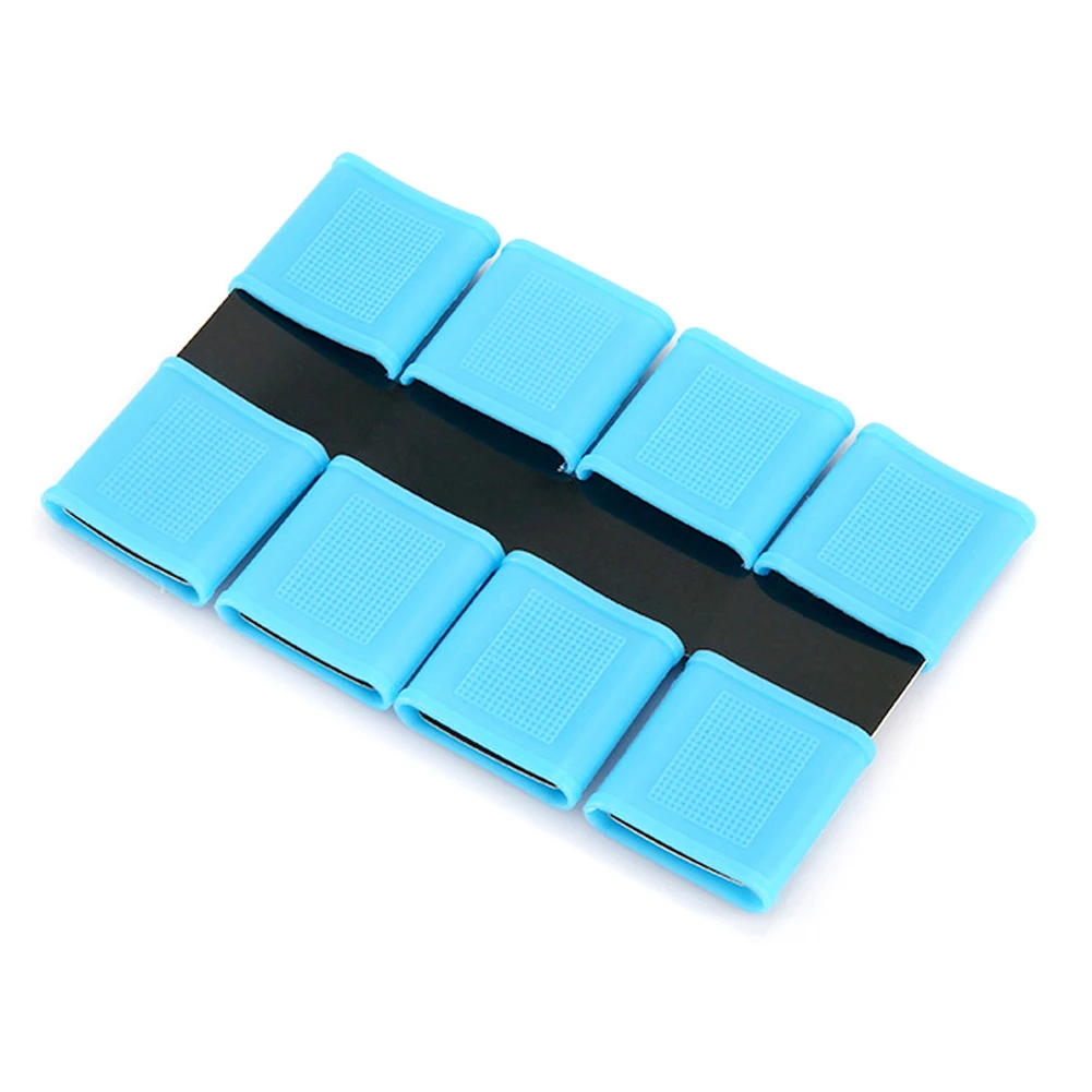 Blue 8 шт./компл. мульти Цвет Гольф пальцев на руках и ногах, силиконовый анти-ручка с защитой от скольжения Поддержка рукав протектор сцепление серый для Для мужчин Для женщин профессии S20 - Цвет: Blue