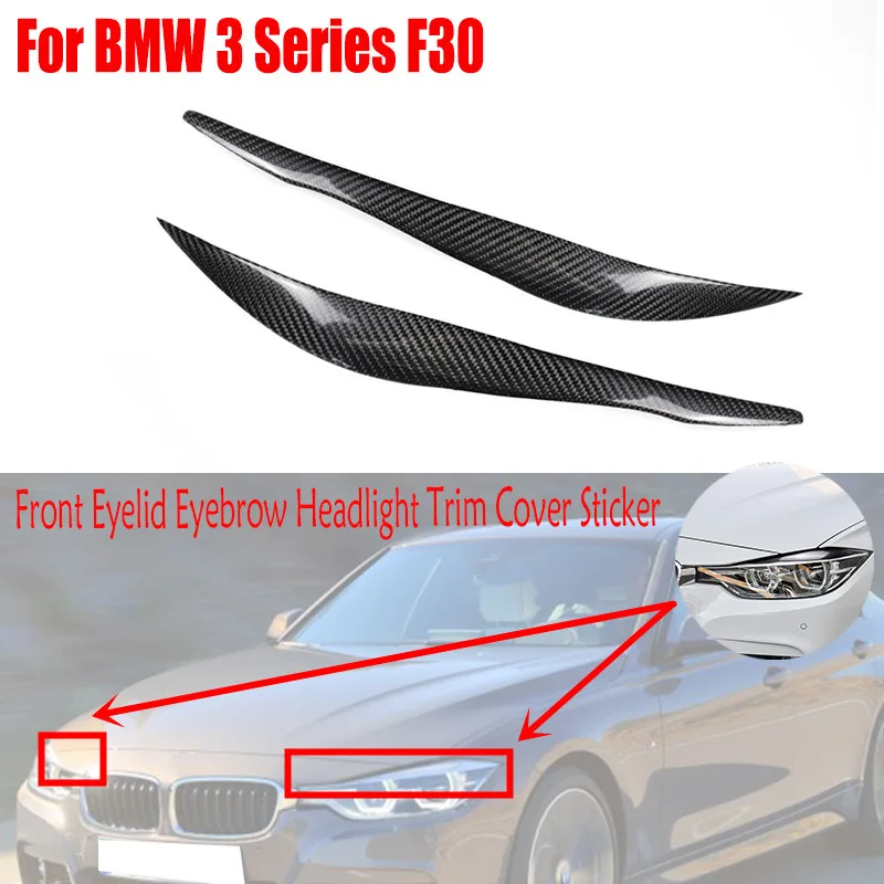 

Стикер для передних фар BMW 3 серии F30 2013 2014 2015 из углеродного волокна