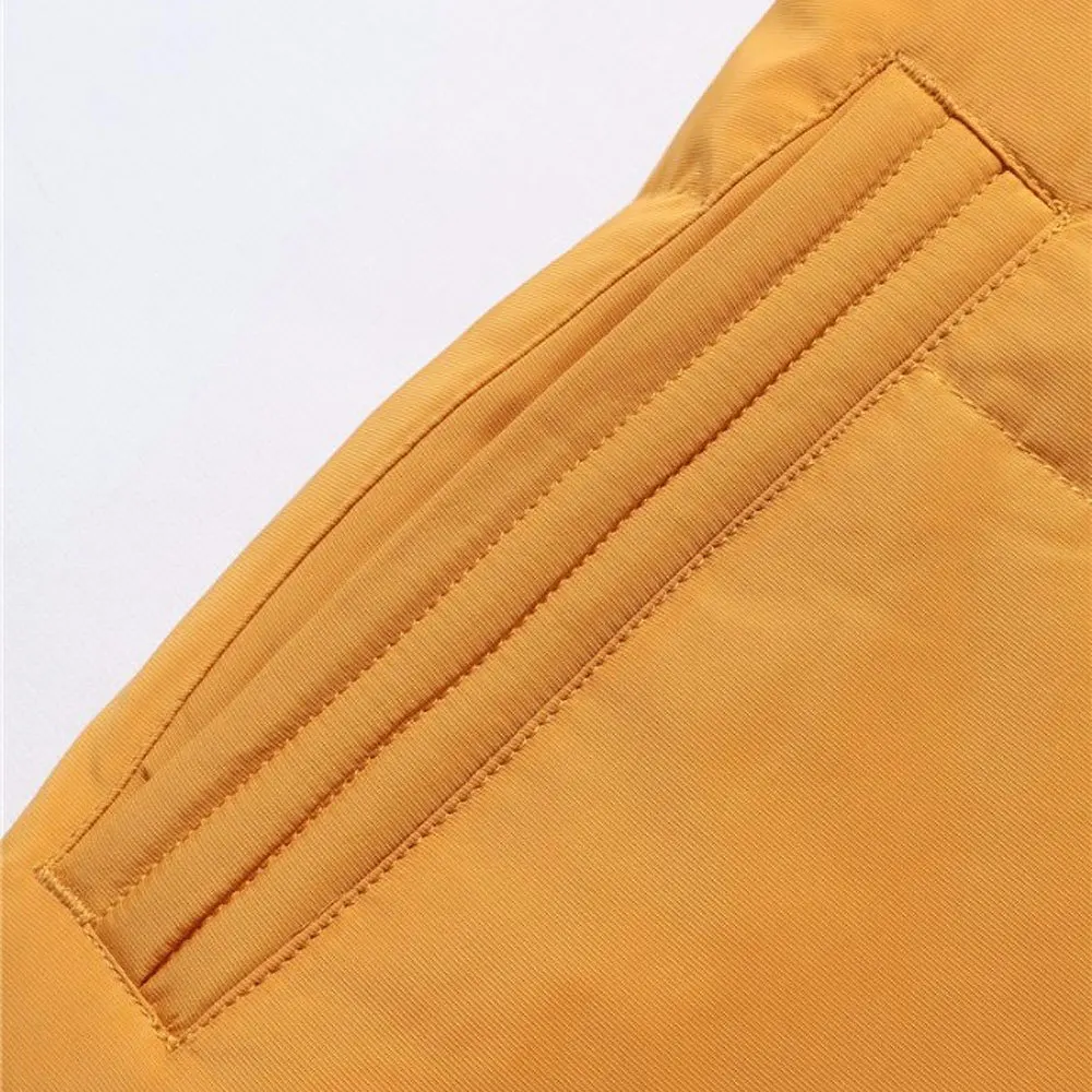 Зимняя Модная элегантная женская одежда толстая пуховая куртка средней длины с