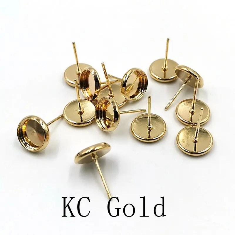 20 шт./лот пустые Кабошон Базовые аксессуары для ювелирных изделий серьги