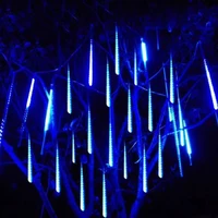 8 tubes led meteor shower holiday strip light outdoor waterproof fairy lights for garden street garlands christmas decorations