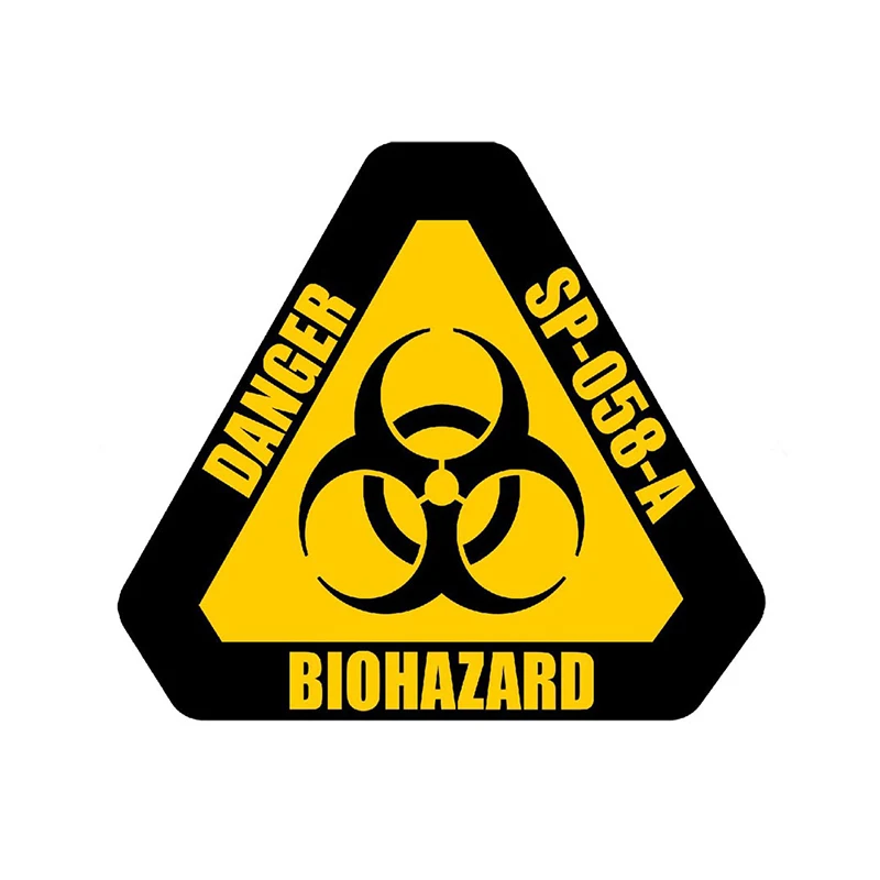 

Interesting 13cm X 11.59cm DANGER BIOHAZARD Sign Warning Mark Decalss Car Stickers Window Vinyl Wrap Car Body Rear Windshield