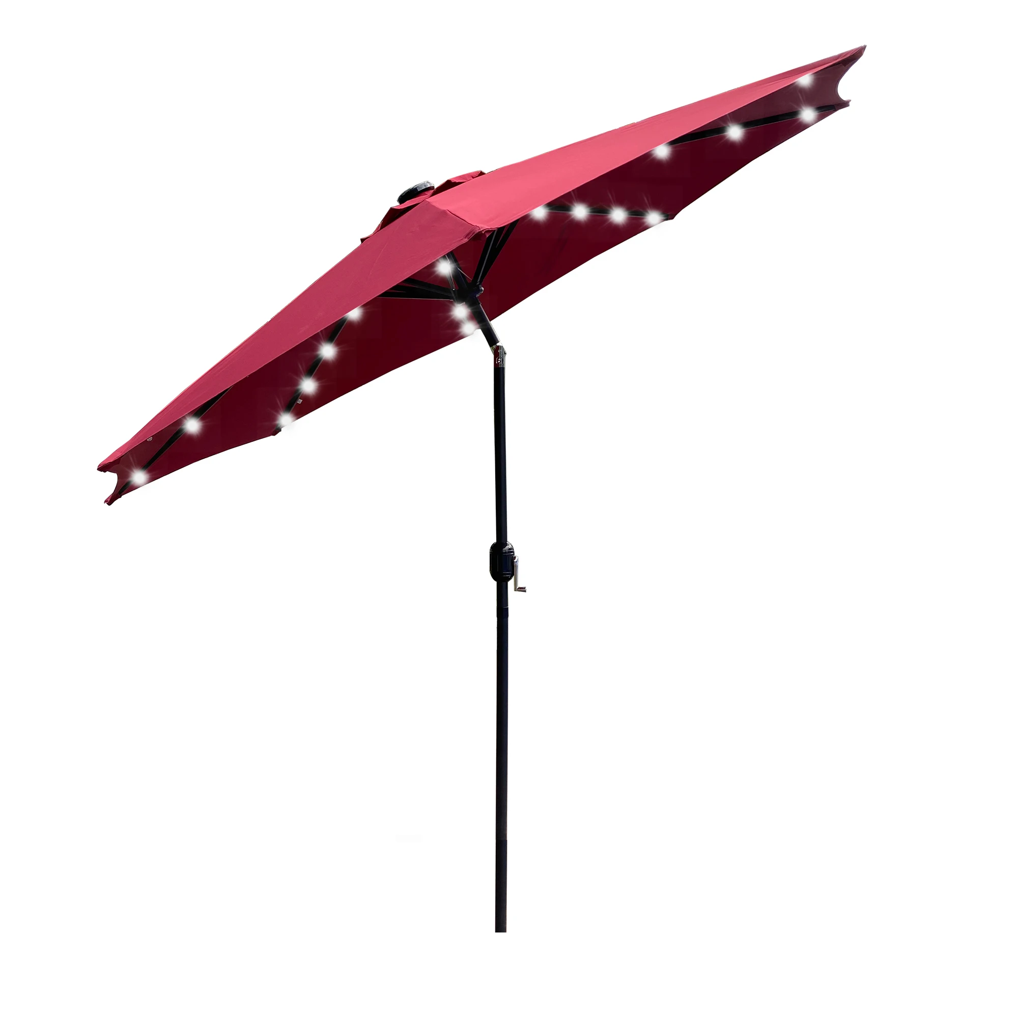 

Зонтик патио с 32 Солнечный светодиодный свет зонт сад зонтик полога Водонепроницаемый Защита от ультрафиолетовых лучей на открытом воздух...