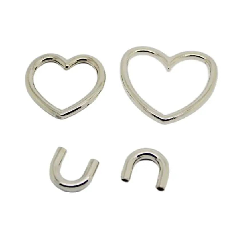 Подкова u образное кольцо в форме сердца для бедер петли сумка шляпа джинсы обувь