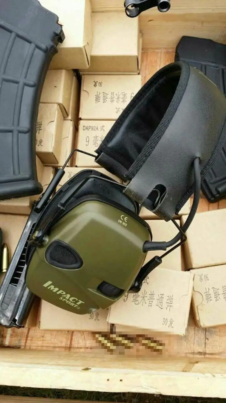 

HOT Electronic Shooting Earmuff Anti-Noise Tactical Ear Protector Hearing Protection Headset Foldable