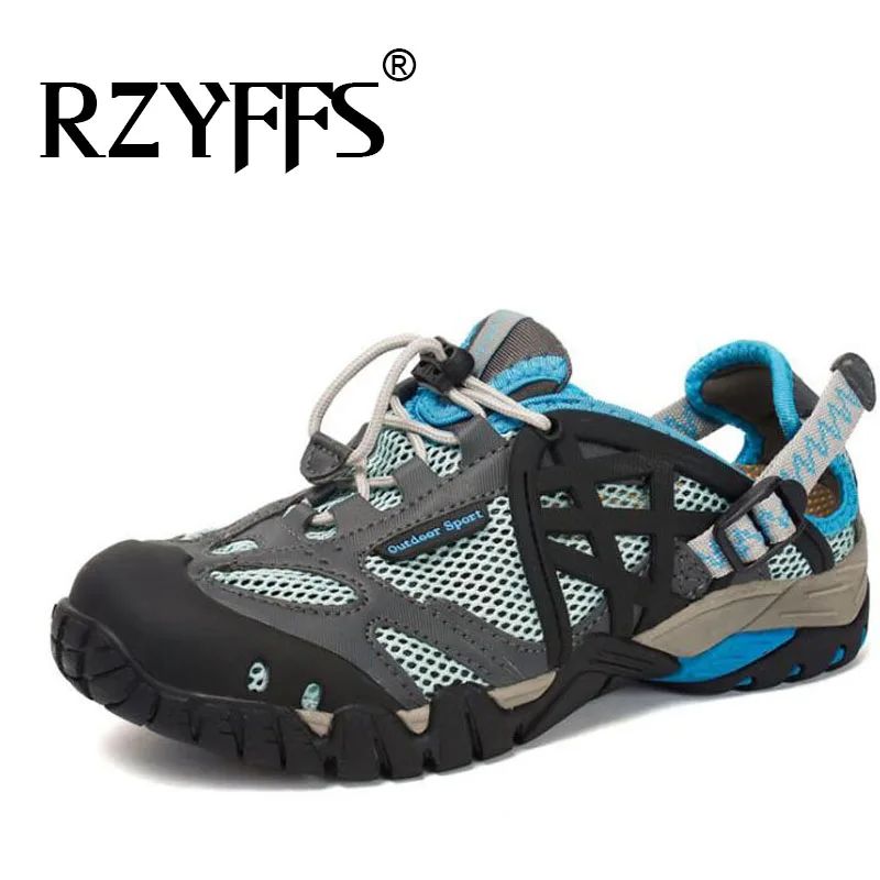 Большие размеры мужские и женские уличные сандалии для прогулки походные