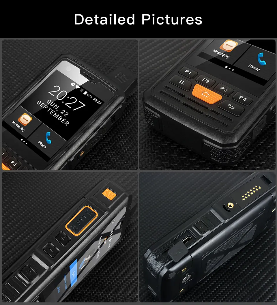 UNIWA Alps F50 2,8 дюймовый мобильный телефон 2G/3g/4G Zello Walkie Talkie Android 6,0 четырехъядерный MTK6735 смартфон 1 Гб+ 8 Гб rom мобильный телефон