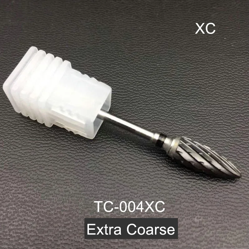 TC-004XC RIKONKA 1 шт. керамические сверла для ногтей роторные электрические сверлильные головки резаки для прибор для маникюра, педикюра аксессуары для ногтей инструмент - Цвет: TC-004XC