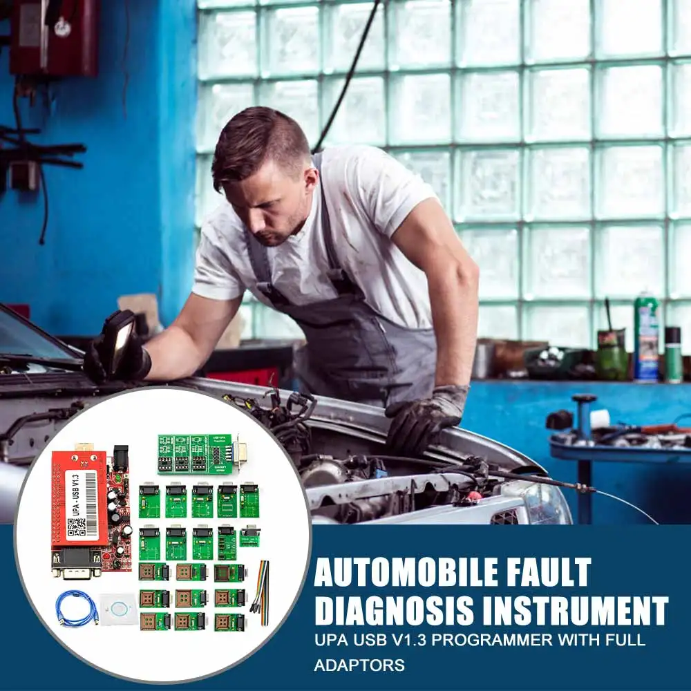 

2021 Hot selling UPA-USB UPA USB UPAUSB Programmer With Full Adaptors V1.3 ECU Chip Tunning OBD2 Diagnostic Tool