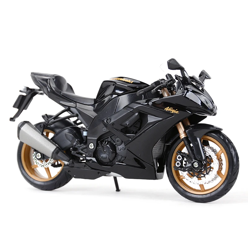 Maisto 1:12 Kawasaki Ninja ZX-10R Черный Литой Транспортных средств Коллекционная хобби модель