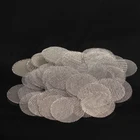 Латунные экраны курительная труба фильтры экранов-34 дюйма, 250 в упаковке для табачных металлических труб наргильный кальян