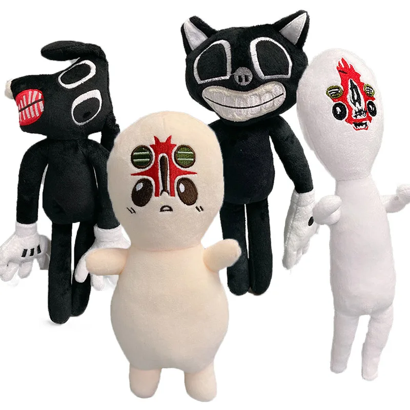 Белая плюшевая игрушка 30 см фигурки страшных персонажей сирена набивные