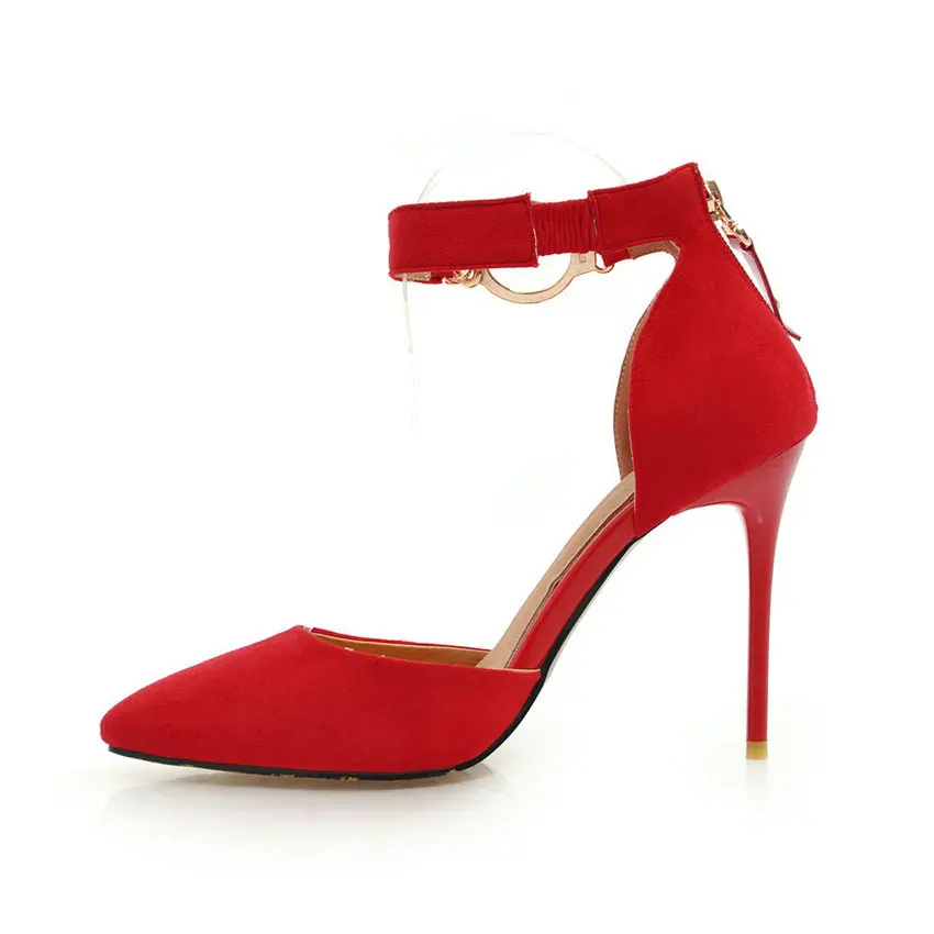 Женские туфли-лодочки на платформе QUTAA черные повседневные тонком высоком