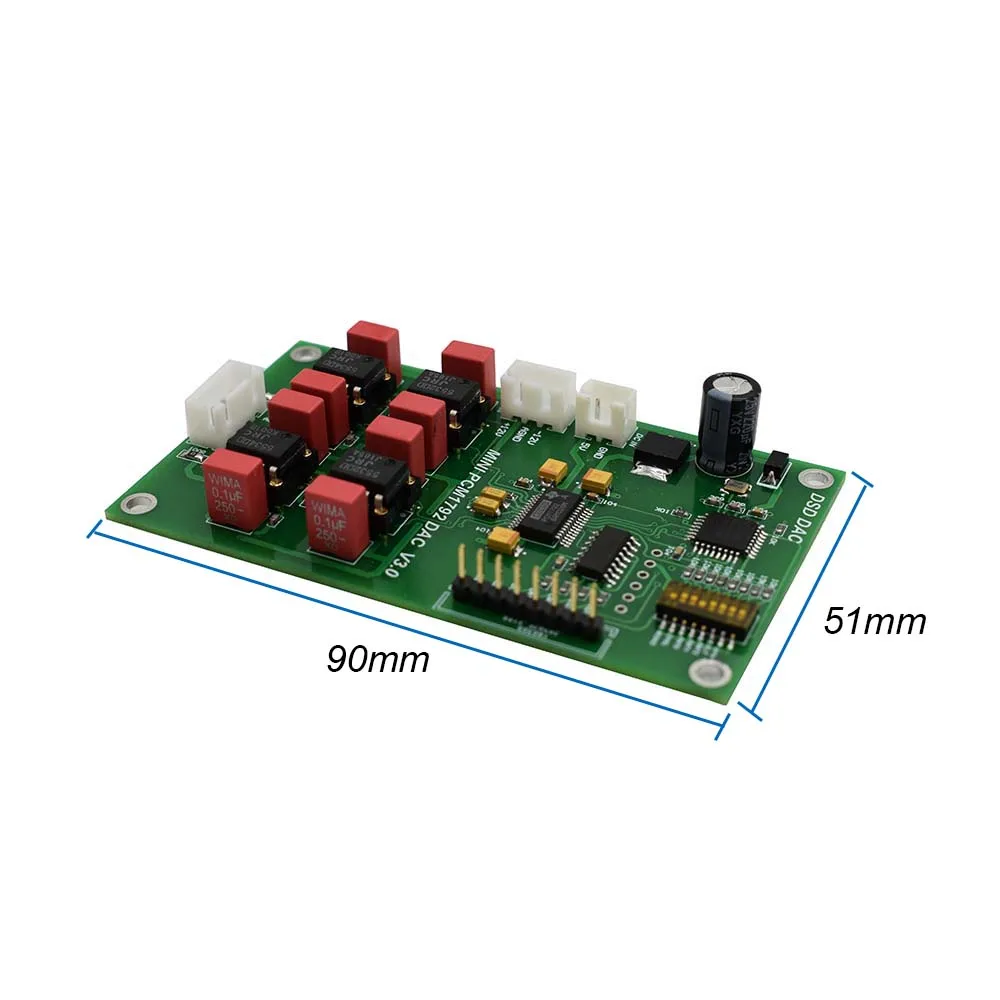 Аудиодекодер Lusya HIFI PCM1792 DSD DAC собранная плата 24 бит 192 кГц поддержка двойного