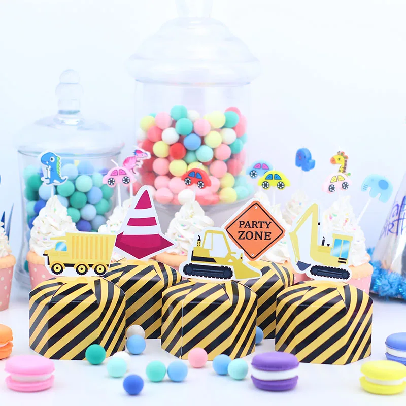 Candy Box Gift Box Cupcake Box Boy Kids Birthday Party Supplies Decoration Event Party Supplies