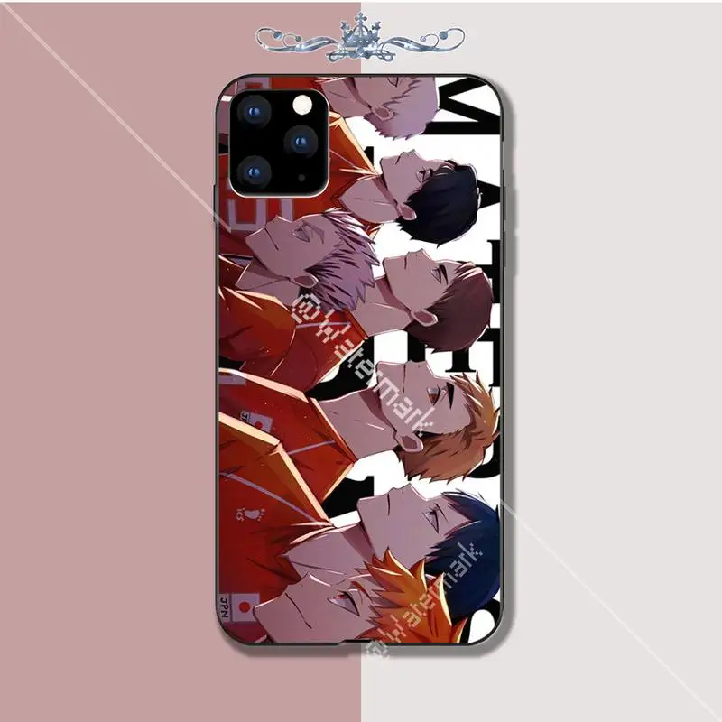 Аниме Haikyuu к верхней части силиконовый чехол для мобильного телефона iphone 5s se 2020 6 6s