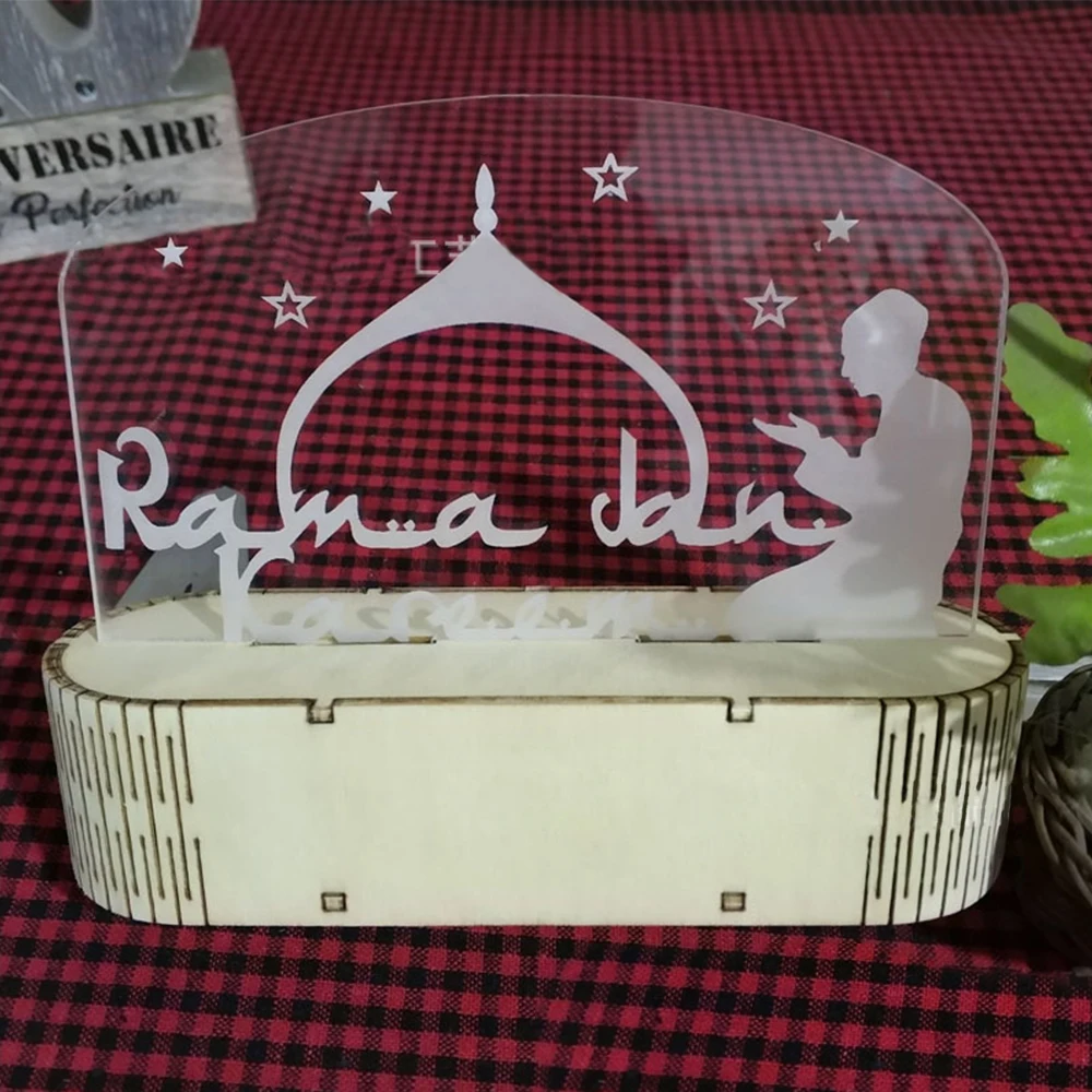 

Islam Eid Mubarak Ramadan Decoration LED Bulb Light Display Night Decor Light 2