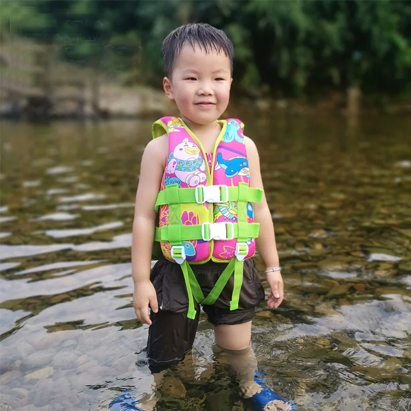 

Unisex-Child Kids Flotation Classic Life Vest Begin to Swim UPF 50+ Neoprene Buoyancy Swimsuit for Boys Girls Toddler 20-60kg