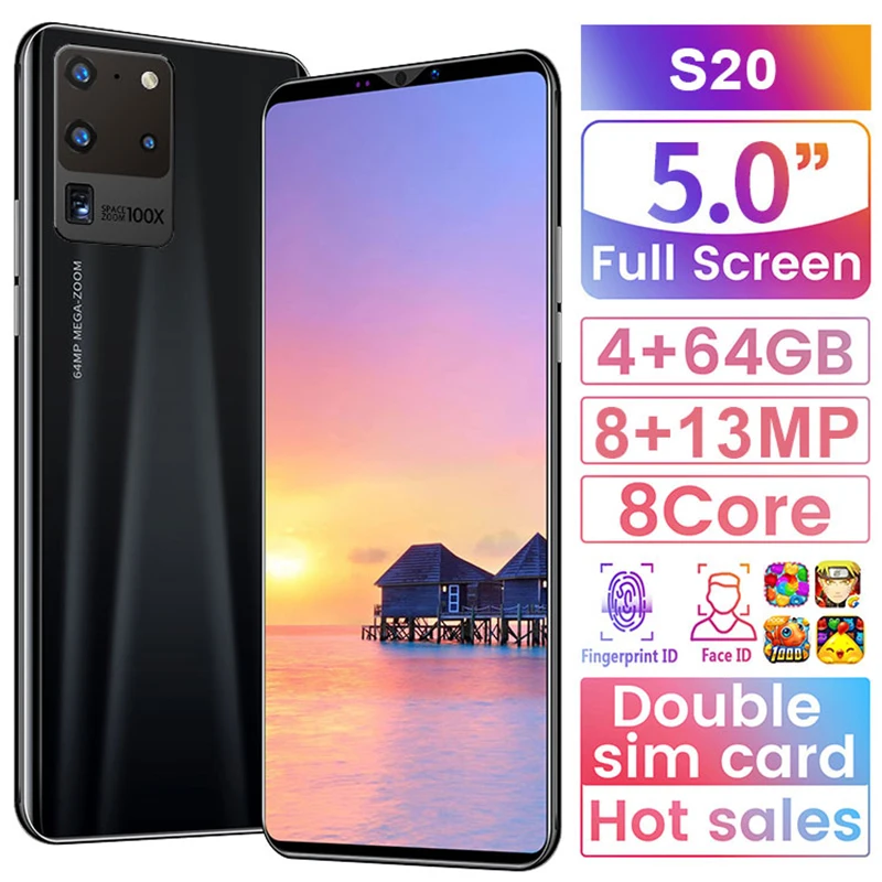 

The latest version of Galay S20 mobile phone 5-inch 4G 5G network 10 Core 128 ROM Android 10.0 smartphone global version