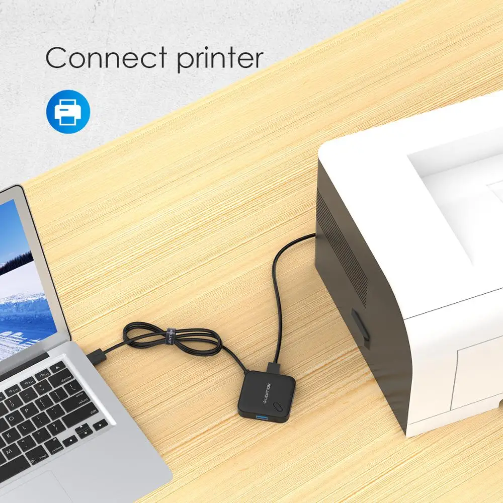 Внешний usb-хаб Lention 1 м с 4 портами USB 3 0 usb-разветвитель для Macbook Pro 16 портативные ПК