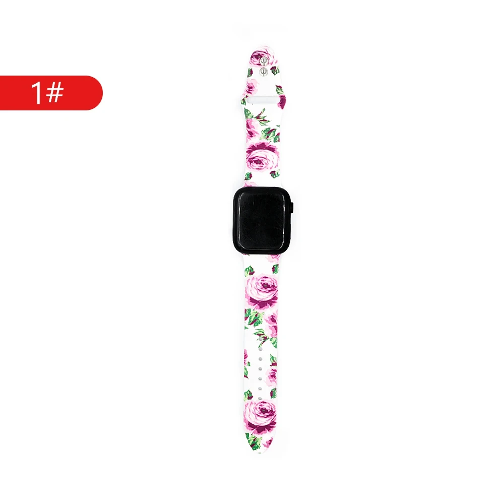 Ремешок для apple watch band 44 мм/38 мм apple watch 4/3/2/1 наручных часов iwatch, ремешок 42 мм/40 мм, correa, часы с силиконовым ремешком, ремешок для часов - Цвет ремешка: 1