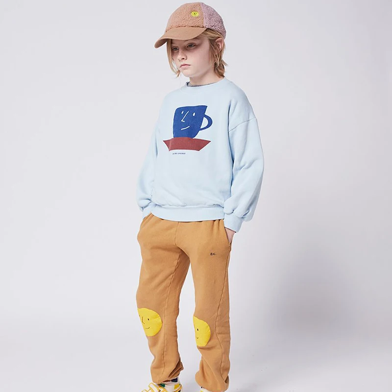 Bobo 2022 Kids Clothing Boys Sweaters Autumn Winter Clothes for Girls Babi Sweater Kids Sweatshirts Long Sleeve O-neck Cute Tops