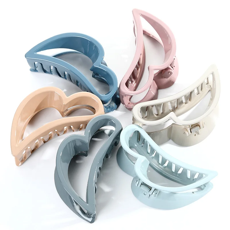 

Большого размера акриловая заколки для волос для женщин заколка для волос Твердые Цвет женщин Краб для волос заколки для волос для женщин в...