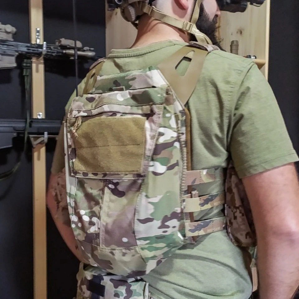 FMA тактическая сумка на молнии с панелью Мультикам тарелка спине для гидратации