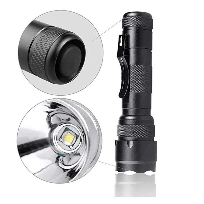 Светодиодный фонарь UltraFire Портативный светодиодный вспышка светильник XML T6/L2/V6