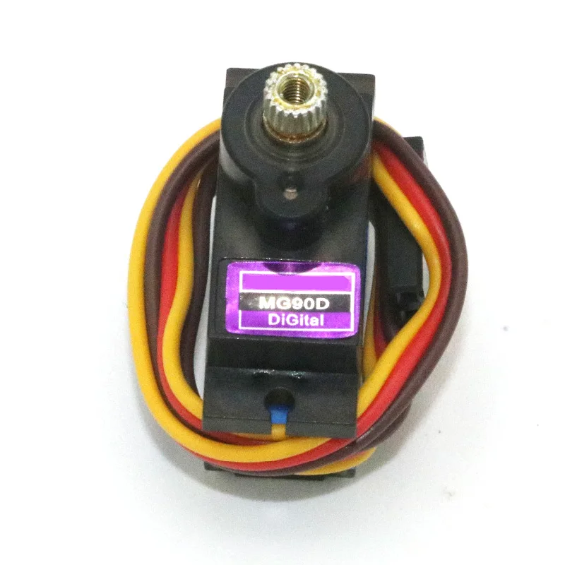 Цифровой 9g Micro Servo металлический редукторный двигатель MG90D с высоким крутящим