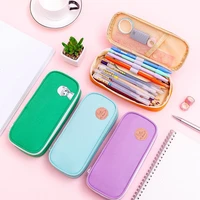 new creative candy color large capacity pencil case multi function pencil case