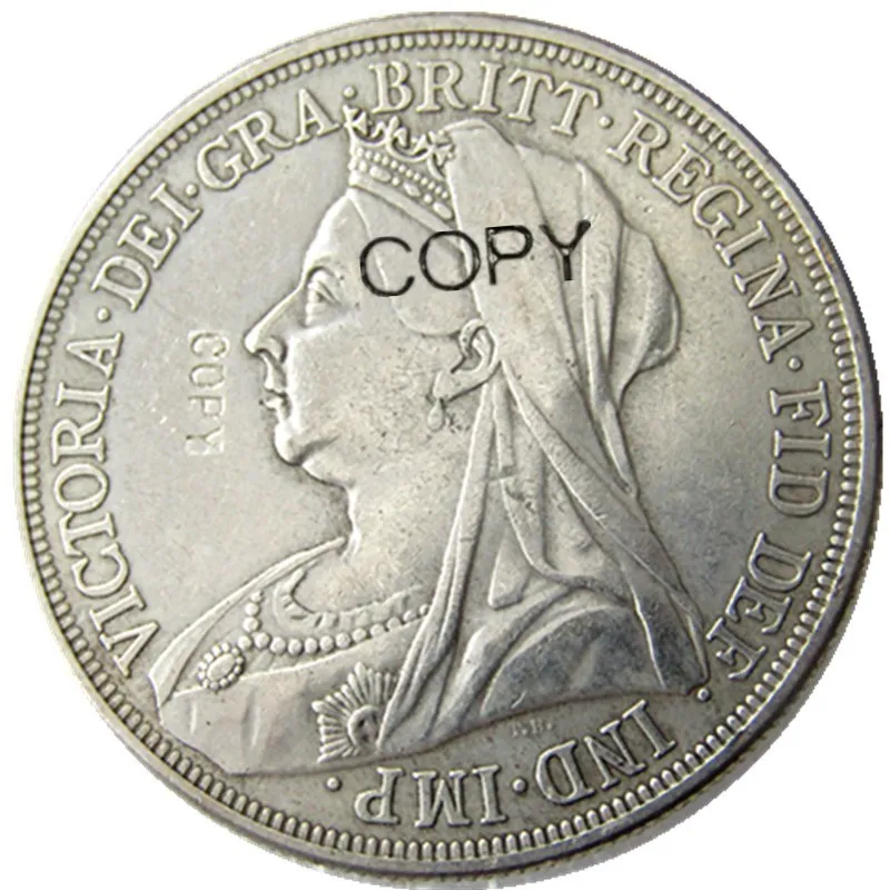 Набор (1893 1900) 7 шт. Великая британская Серебряная корона королева Викторианская