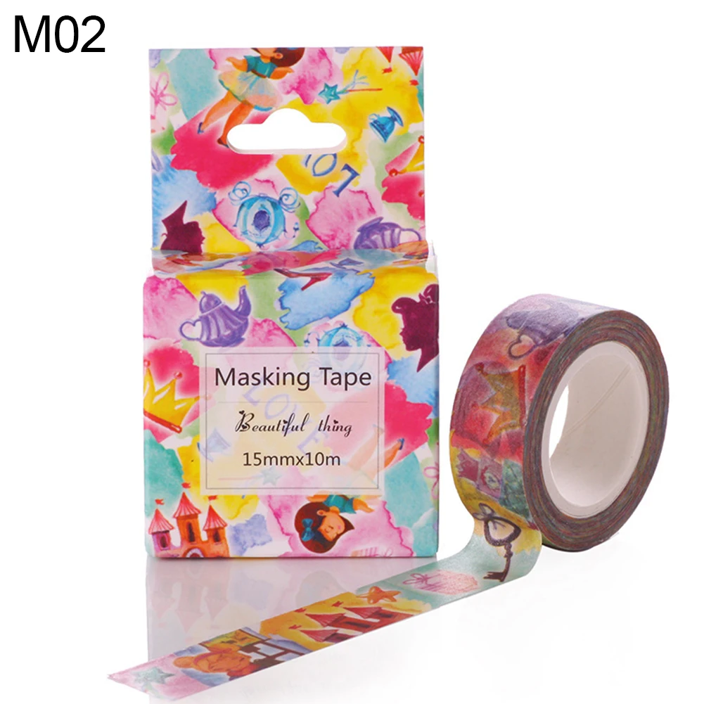 Детская Фантастическая мечта акварельные украшения Бумага васи лента DIY дневник