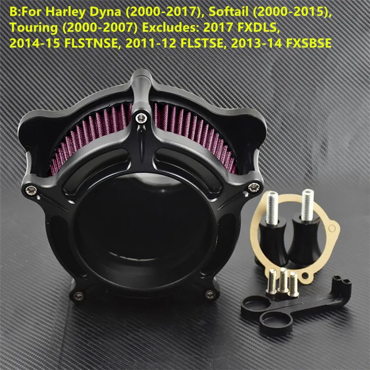 Мотоцикл с ЧПУ воздухоочиститель серый/красный Впускной фильтр для Harley Touring Road Glide 08-16 XL Sportster Softail 16-18 FXDLS 17 - Цвет: Red B