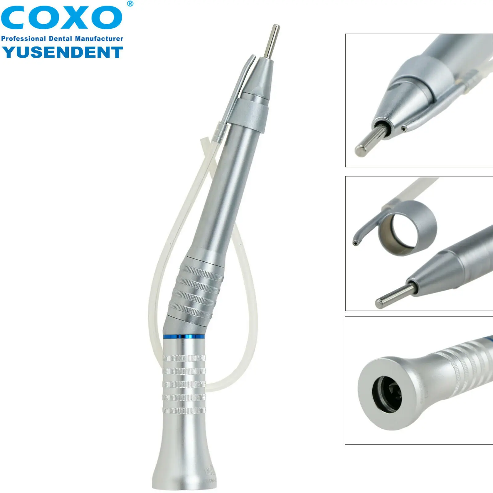 Enlarge YUSENDENT COXO Dental handpiece Surgical Operation 20º Straight Head 1:1 2S hand piece dental