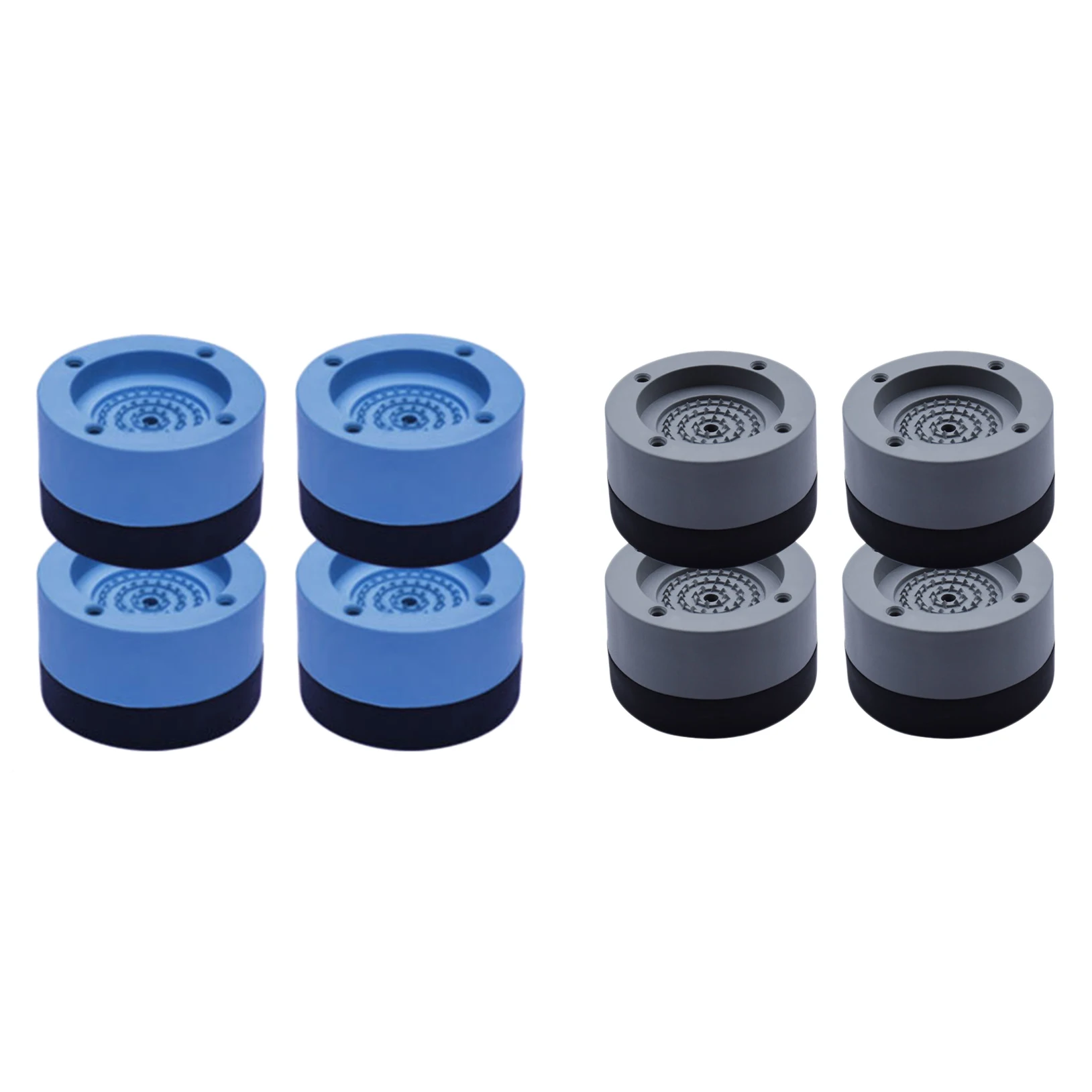

4 Pcs/Set Anti-Vibration Pads Rubber Noise Reduction Vibration Anti-Walk Foot Mount for Washer and Dryer Adjustable Height Washi