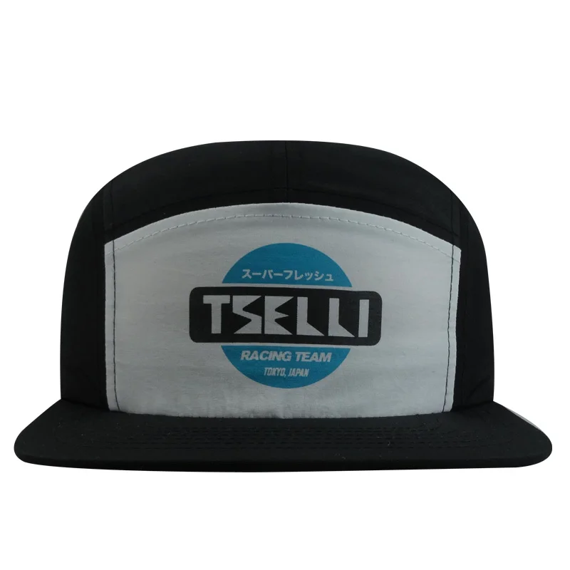 Изготовленные на заказ шляпы для кемпинга оптом 5 кепка с плоским козырьком