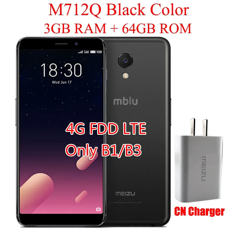 Meizu M6S, мобильный телефон, 3 Гб ОЗУ, 32 ГБ/64 Гб ПЗУ, Exynos 7872, шестиядерный, 4G LTE, мобильный телефон, 5,5 дюймов, полный экран, mTouch, Android 7,0 - Цвет: CN Black 3GB 64GB