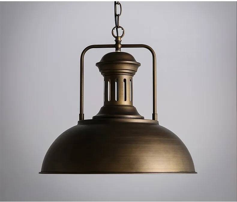 Простая промышленная Подвесная лампа винтажная металлическая лампа|Подвесные