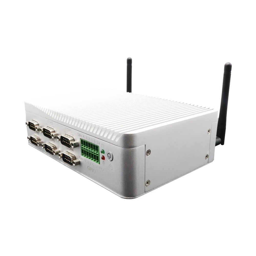 Eglobal безвентиляторный промышленный мини ПК J1900 Qaud Core Windows Pfsense маршрутизатор 2 * Intel