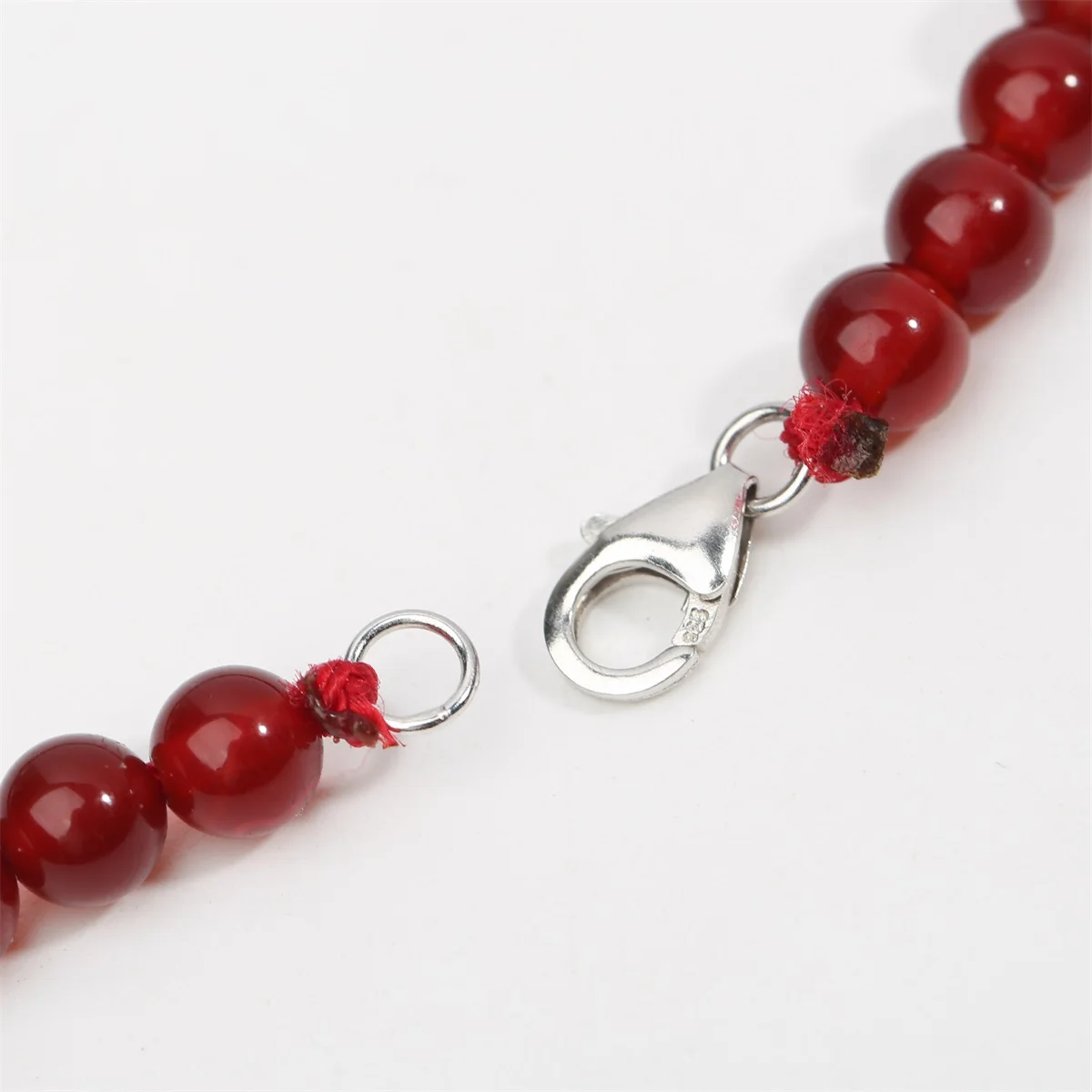 Комплект из колье и серёг серебра 925 пробы 6/8/10 мм