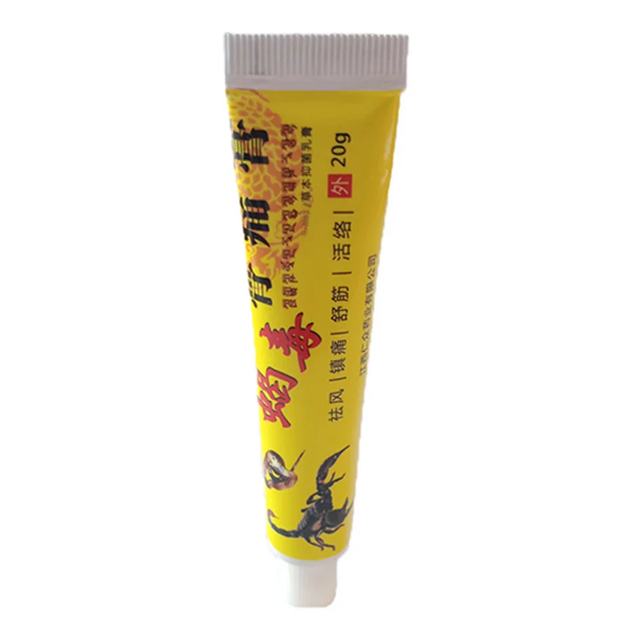 

Best effect Muscle Sprain Arthritis Lumbar Cervical Spondylosis Ointment Scorpion Venom Analgesic Creams Active Meridians Paste