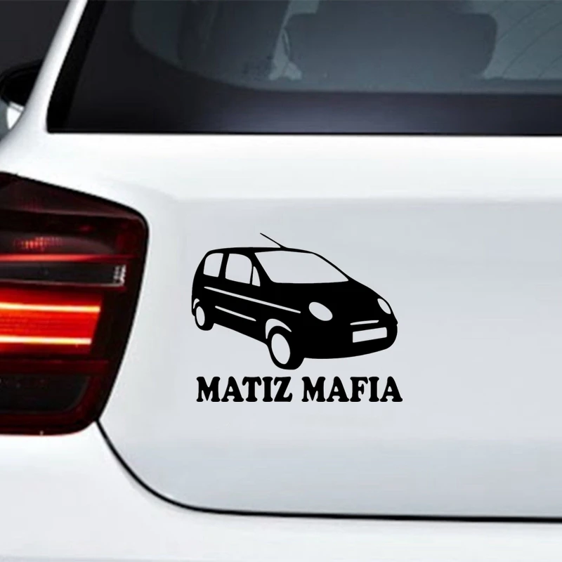 Смешная Автомобильная наклейка Матиз мафия размером х 14 см Виниловая